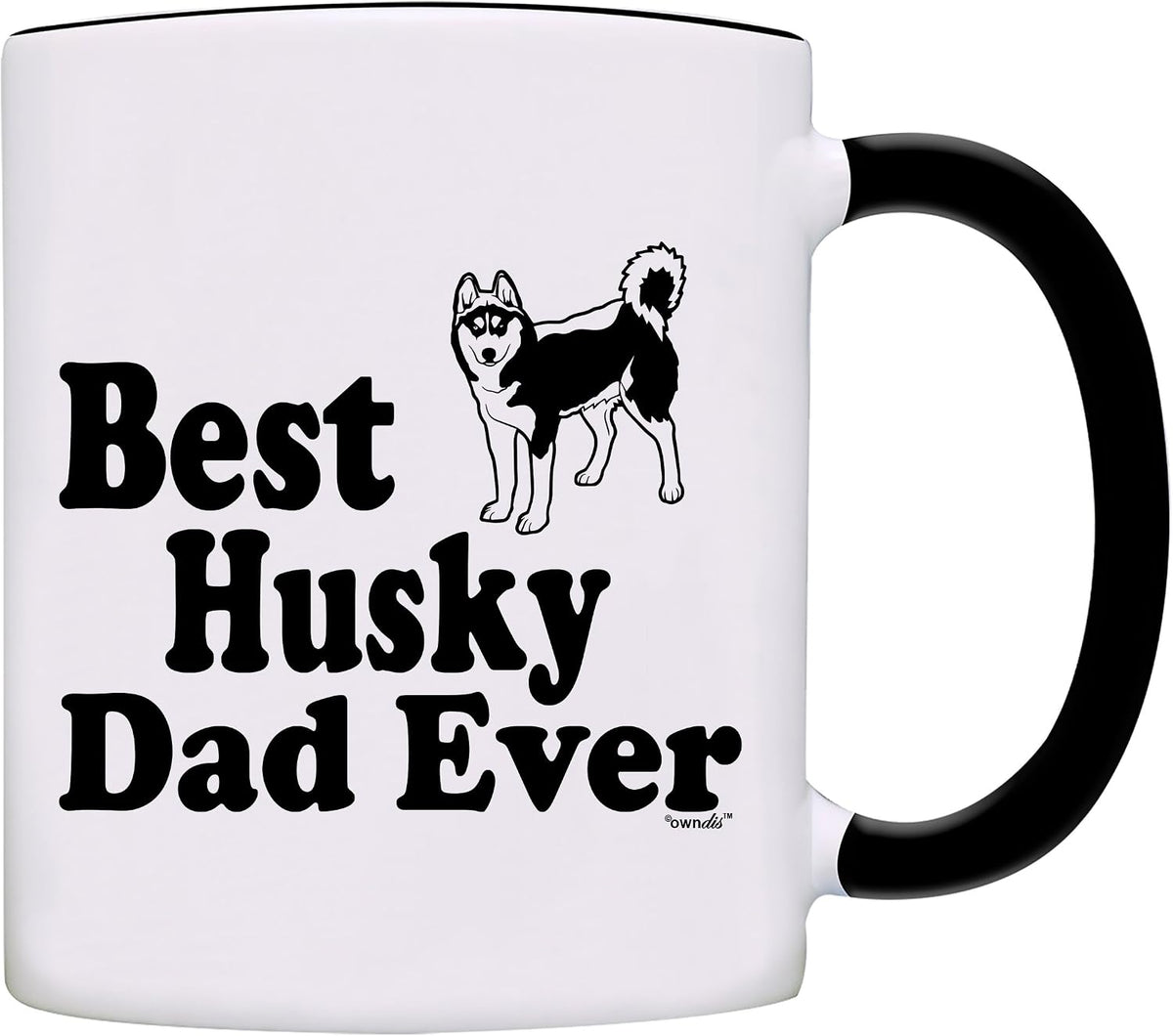 Best Husky Dad Ever Ceramic Mug