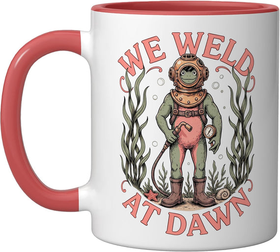 Underwater Welding Hyperbaric Commercial Diver Welder Ceramic Mug