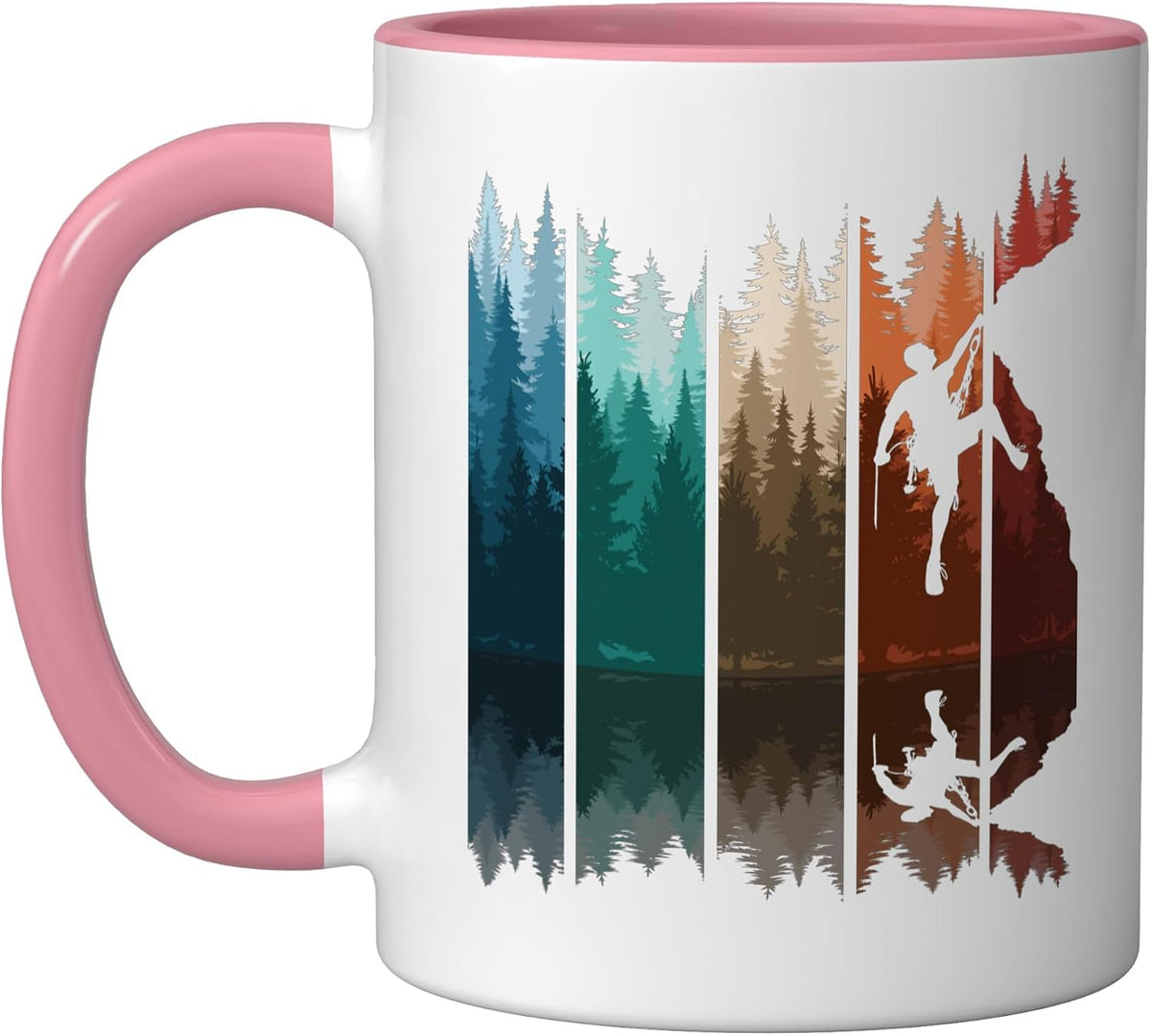 Rock Climbing Lover Retro Climber Bouldering Men Women Ceramic Mug