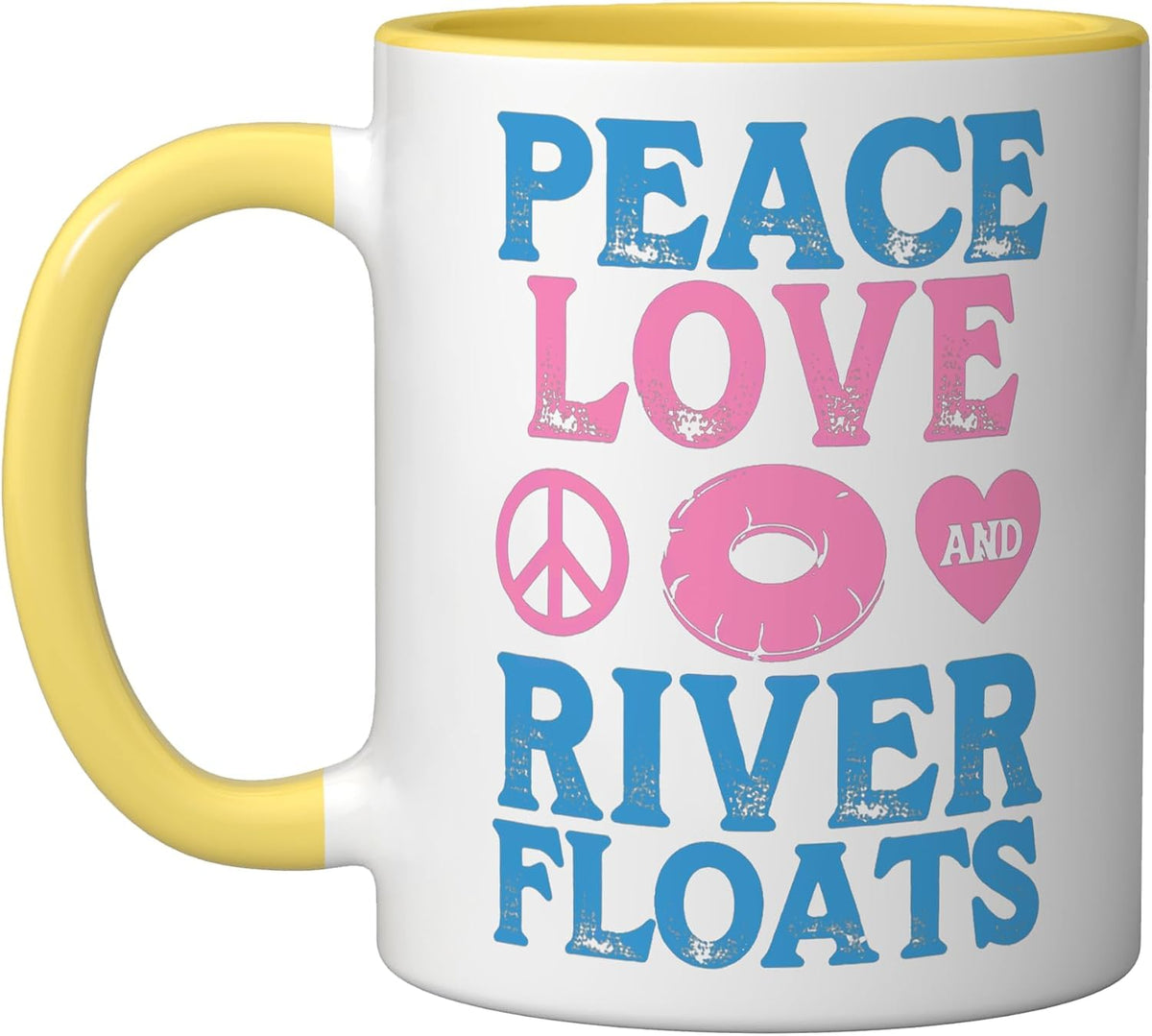 River Tubing River Floating Float Trip River Tubing Ceramic Mug