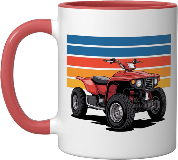 Best Atv Art For Men Women Kids Atv Rider Quad Dirt Racer Ceramic Mug