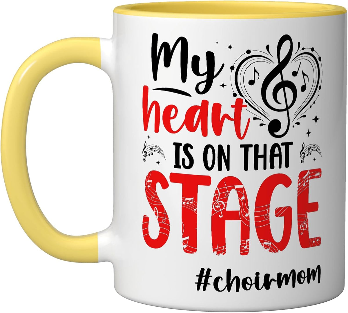 Choir Mom Of A Choir Member Proud Choir Mama Choir Mother Ceramic Mug