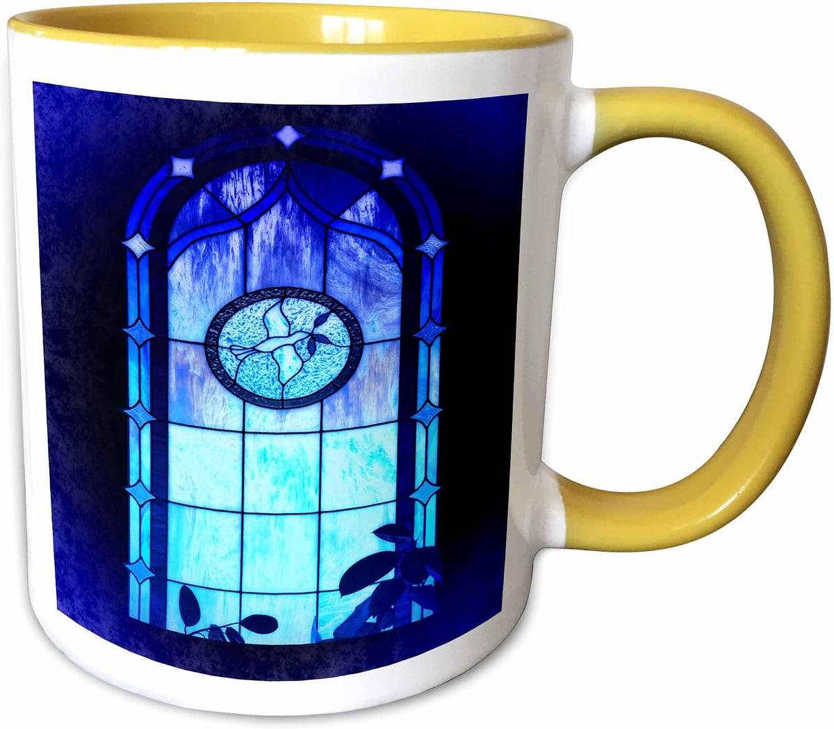 Church Window Design Of Its Stained Glass Ceramic Mug