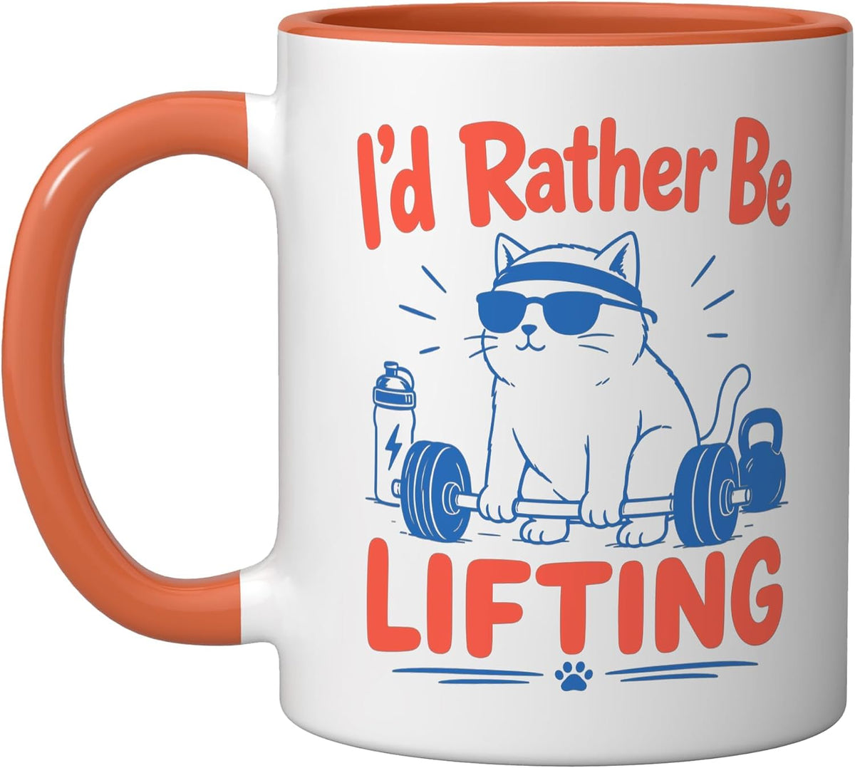 I'd Rather Be Lifting Weightlifting For Weightlifters Ceramic Mug