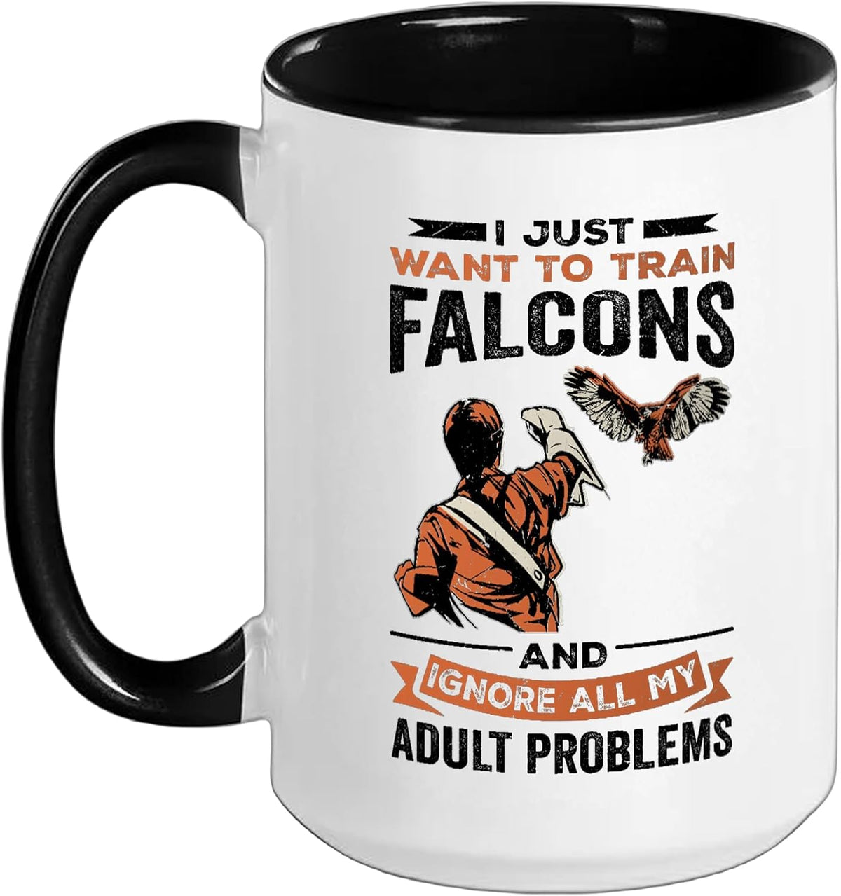 Falcon Training Hawk Eagle Design For A Falconer Ceramic Mug