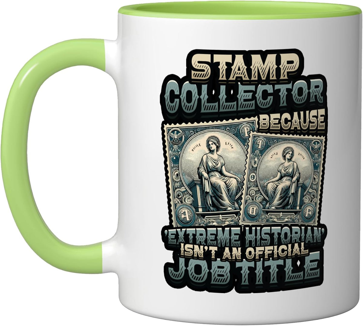 Stamp Collecting History Stamp Collector Ceramic Mug