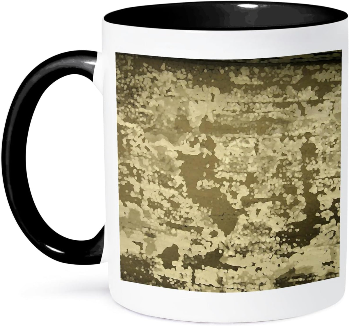 Gold Grunge Metallic Ceramic Mug