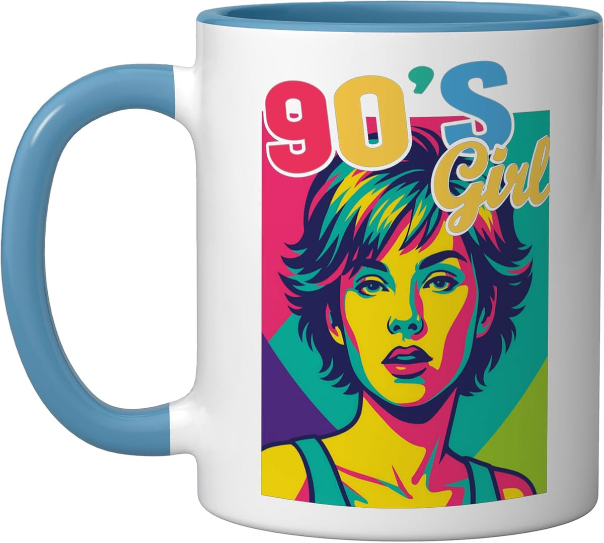 90's Girl Retro Style Ceramic Mug