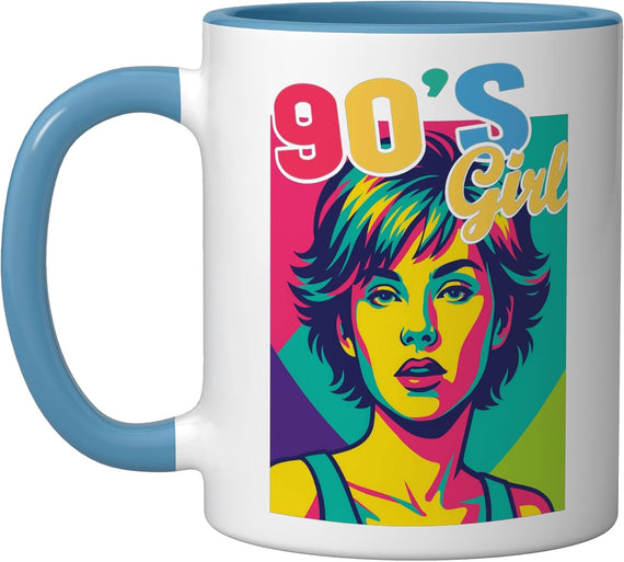 90's Girl Retro Style Ceramic Mug