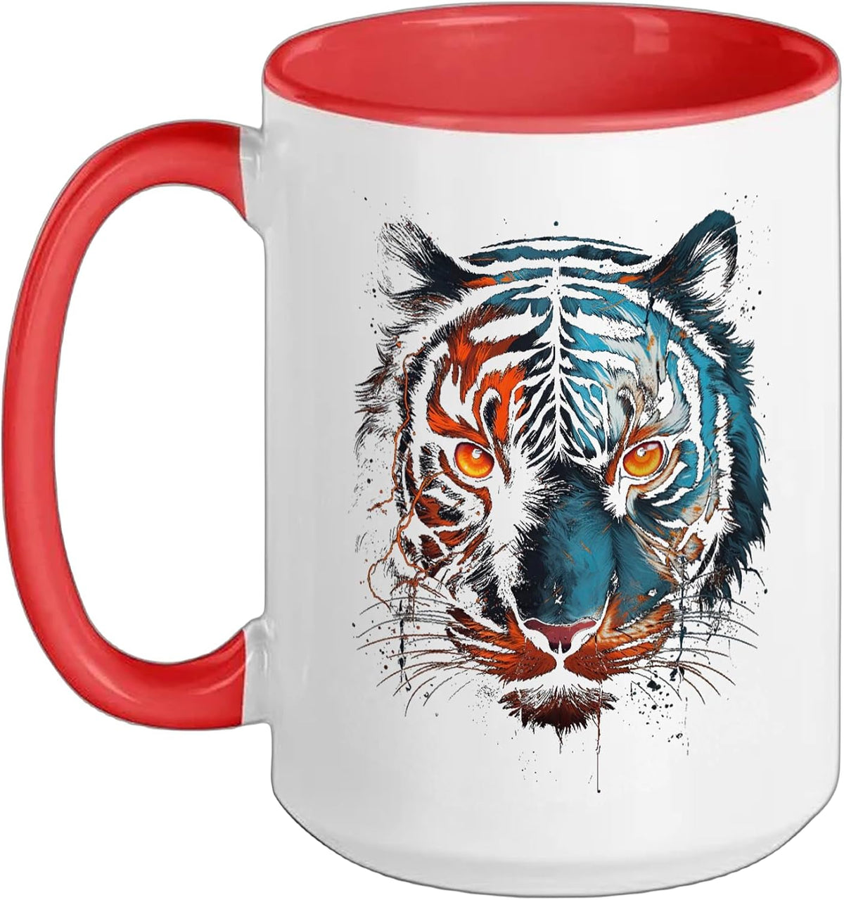 Bengal Tiger Iconic In Orange White Sumatran Tigers Ceramic Mug