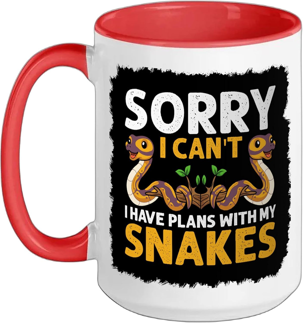Snakes Animals Cute Snake Serpent Reptile Ceramic Mug