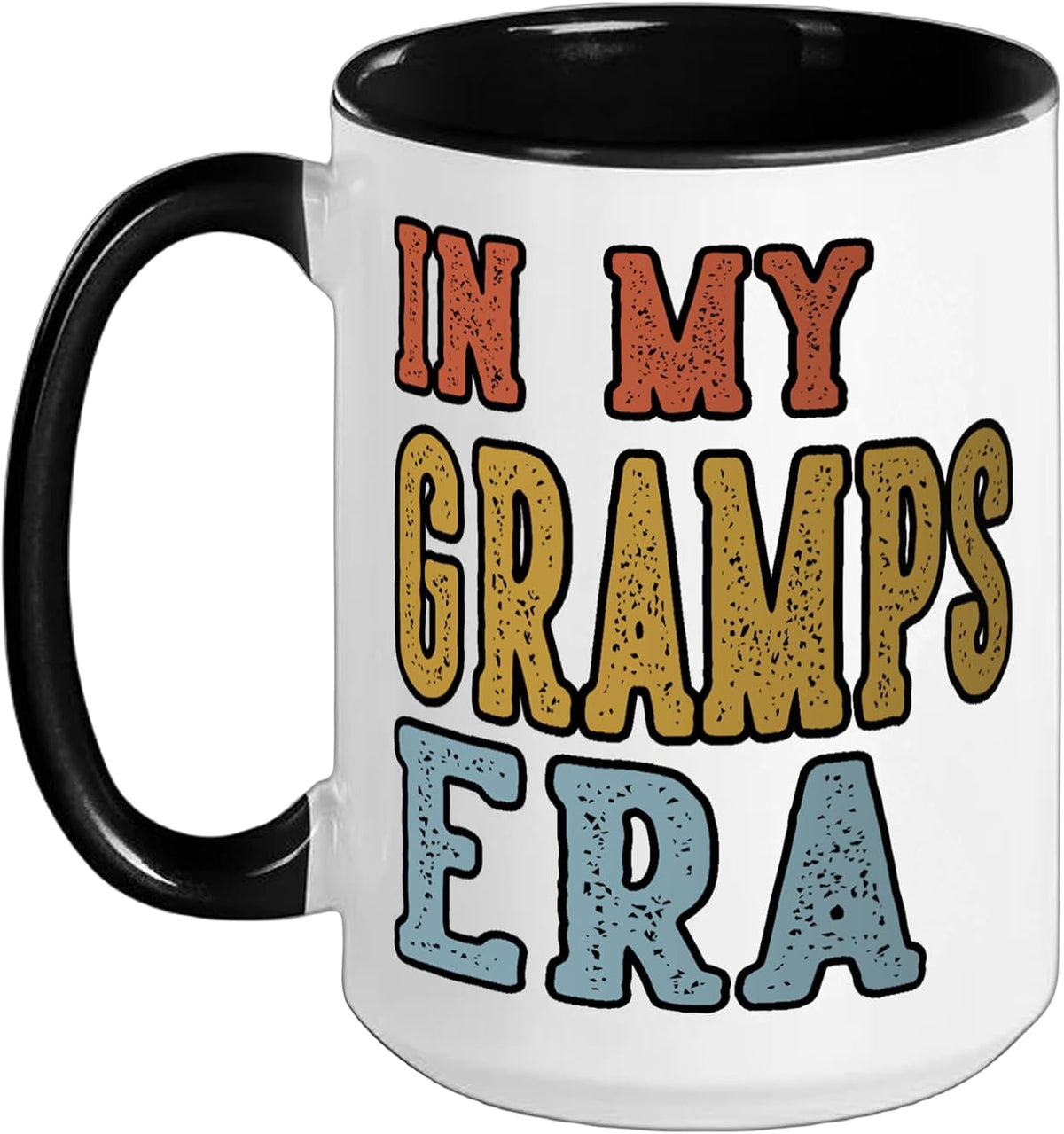 In My Gramps Era Retro Funny Fathers Day Vintage Christmas Ceramic Mug