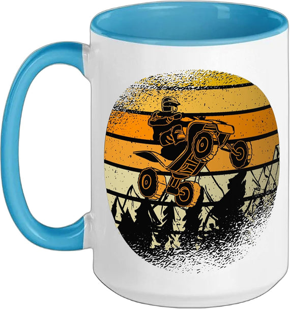 Quad-Bike Adult All-Terrain-Vehicles Offroad Motorsport Ceramic Mug
