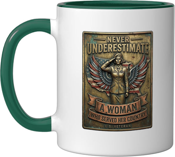 Female Veteran Veterans Day Ceramic Mug