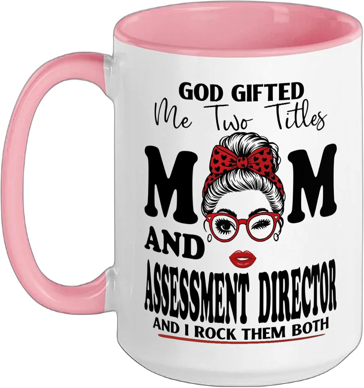 Mom And Assessment Director Mothers Day Double Blessing Ceramic Mug