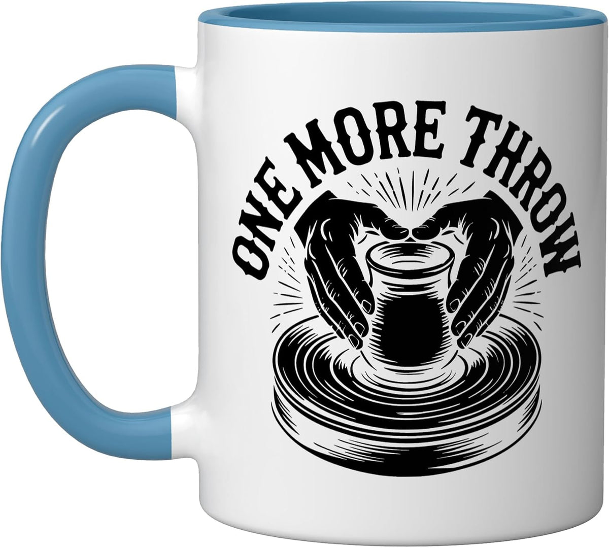 Late Night Pottery Wheel Studio Ceramic Artist Clay Ceramic Mug