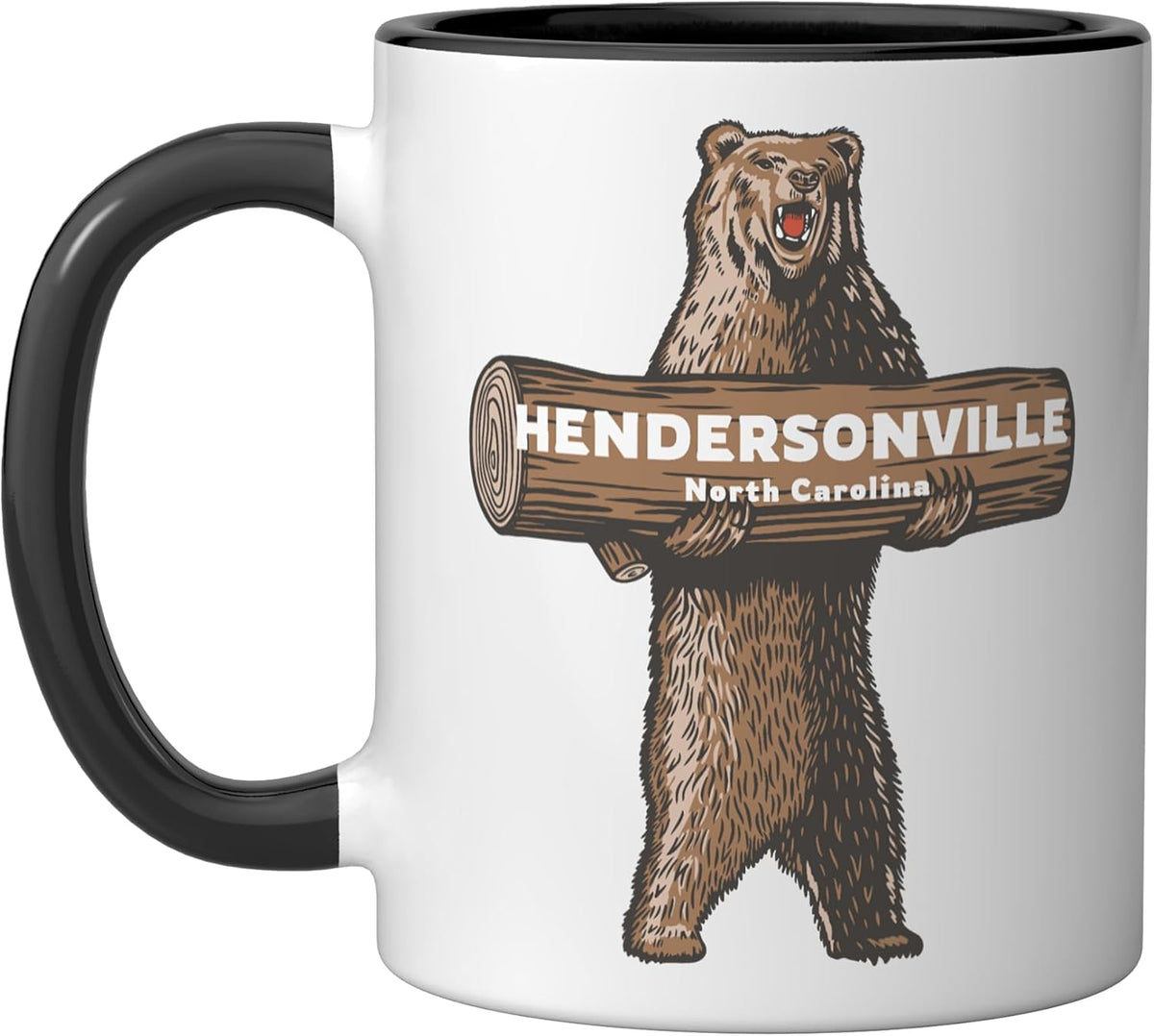 Hendersonville North Carolina Nc Bear Vacation Souvenir Ceramic Mug