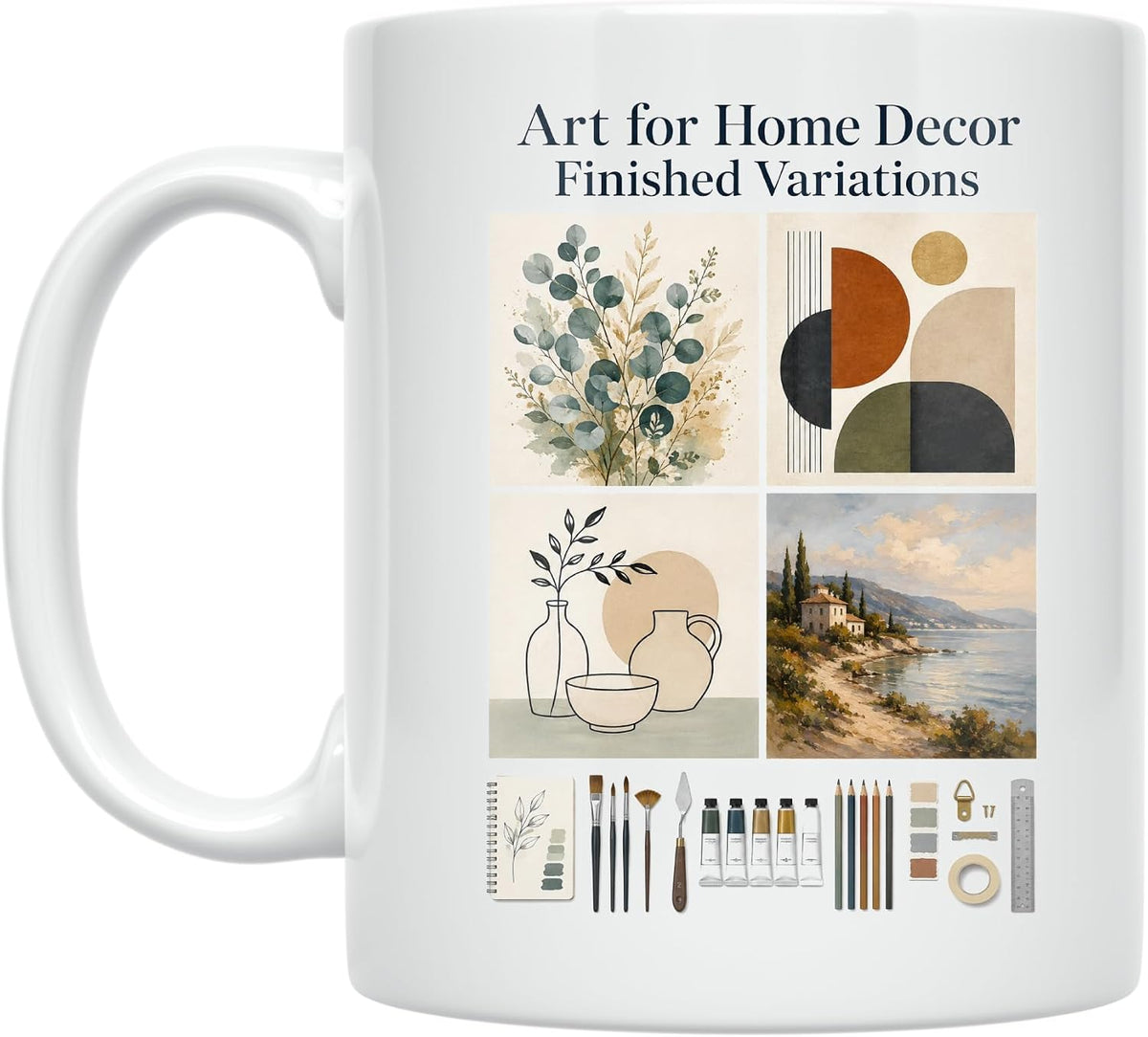 Art For Mug - Finished Variations Design - Ceramic Ceramic Mug