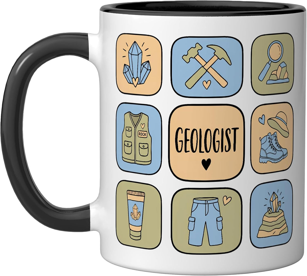 Geologist Geology Geoscientist Female Geoscientists Rock Ceramic Mug