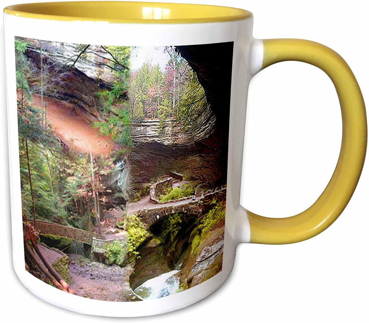 Ash Cave & Old Mans In Hocking Hills State Ceramic Mug