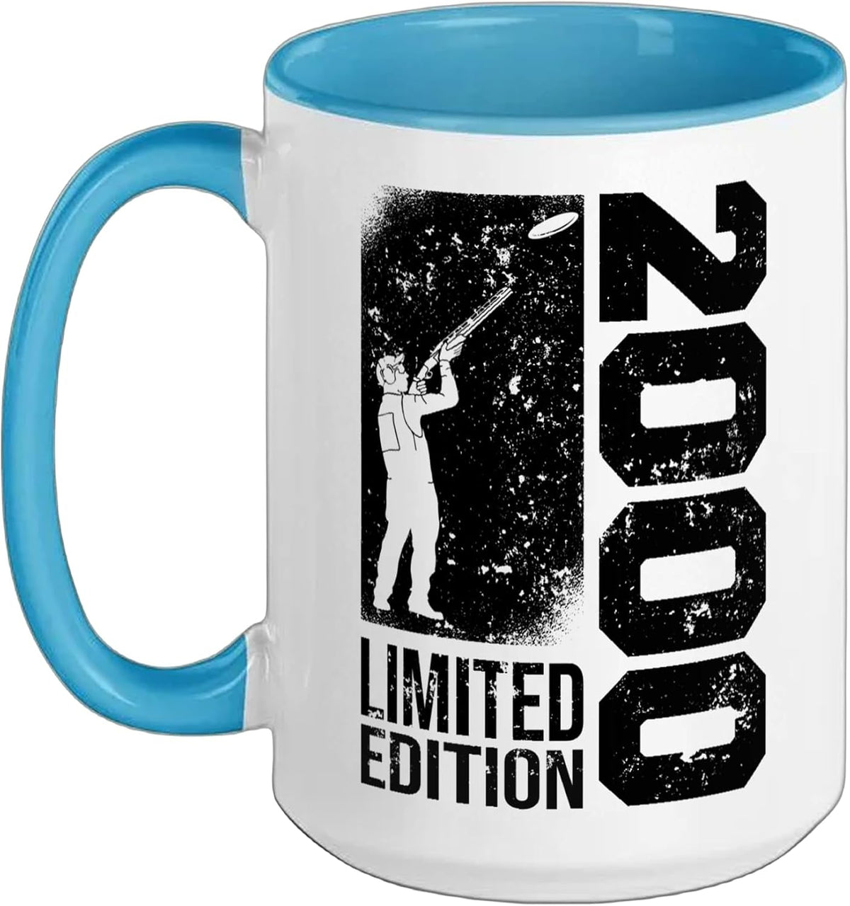 Clay Shooters Vintage 2000 Birthday Clay-Pigeons Shooting Ceramic Mug