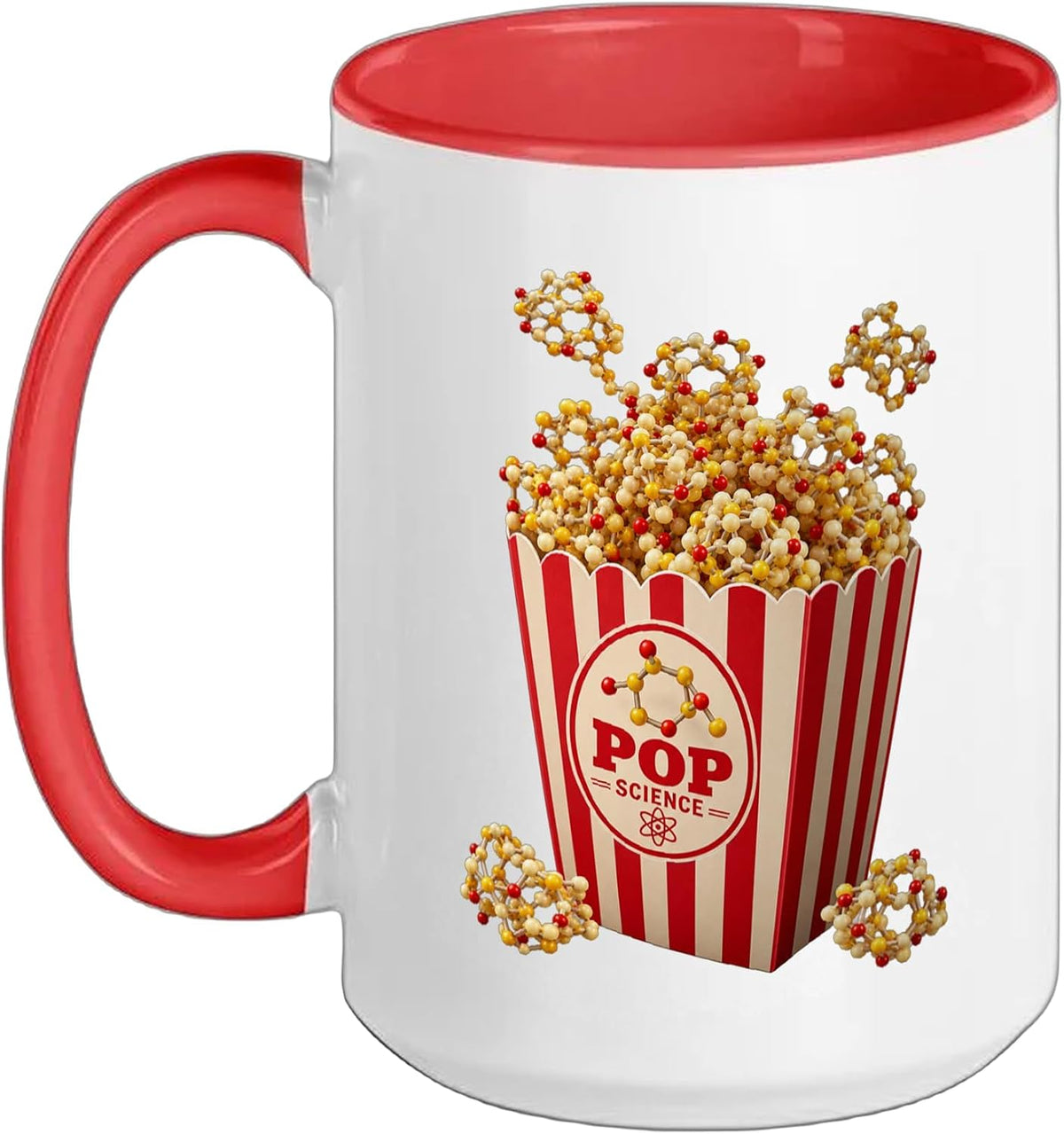 Molecular Cinema Kernels Illustration For Chemists Ceramic Mug