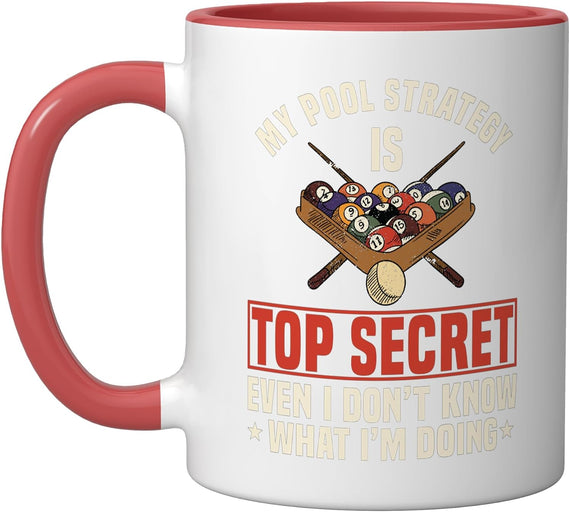 Billiards Pool Snooker Billiard Ball Table Nine-Ball Ceramic Mug