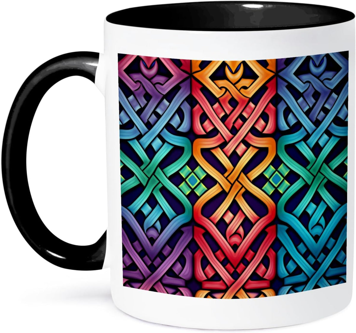 Colorful Celtic Pattern Or Background For St. Patricks Day Ceramic Mug