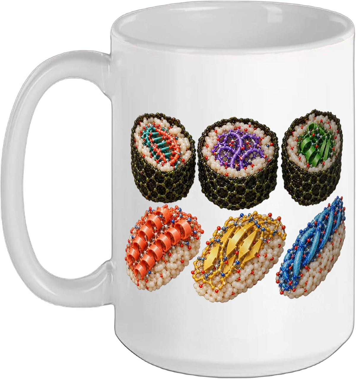 Molecular Maki Nagiri Cryoem Crystallography Biochemist Ceramic Mug