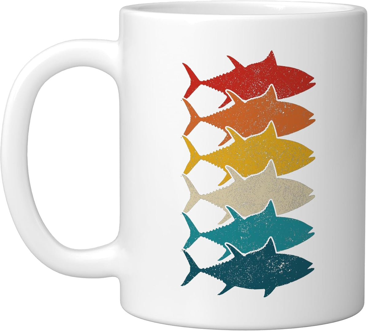 Tuna Vintage Retro Fish Fishing Big Game Fisherman Ceramic Mug