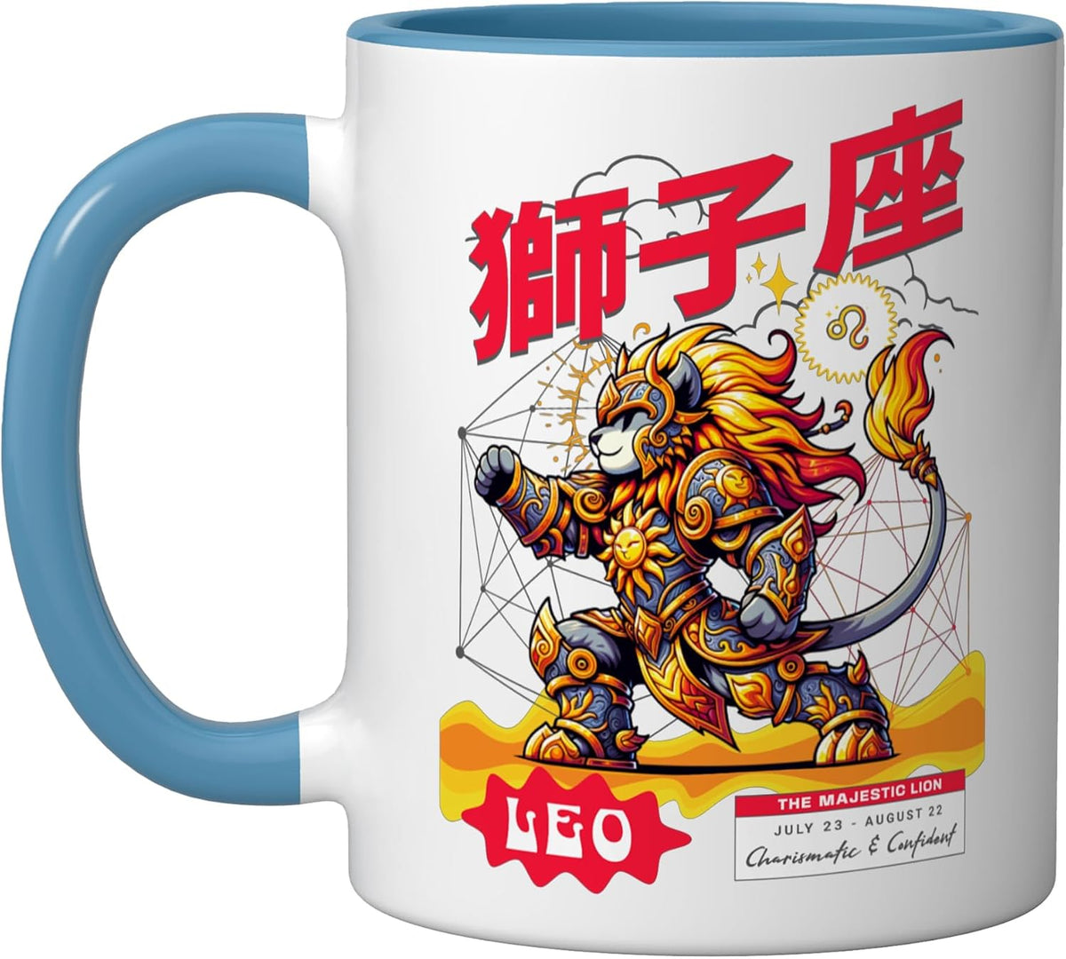Kawaii Zodiac Sign Astrology Astrological Sign Leo Ceramic Mug