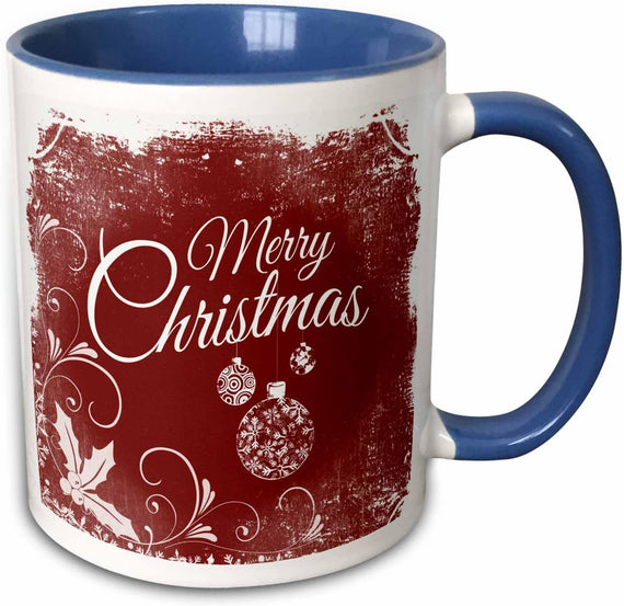 Vintage Art of Merry Christmas Ceramic Mug