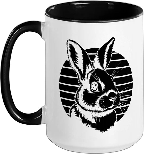 Rabbit Vintage Rabbit Ceramic Mug