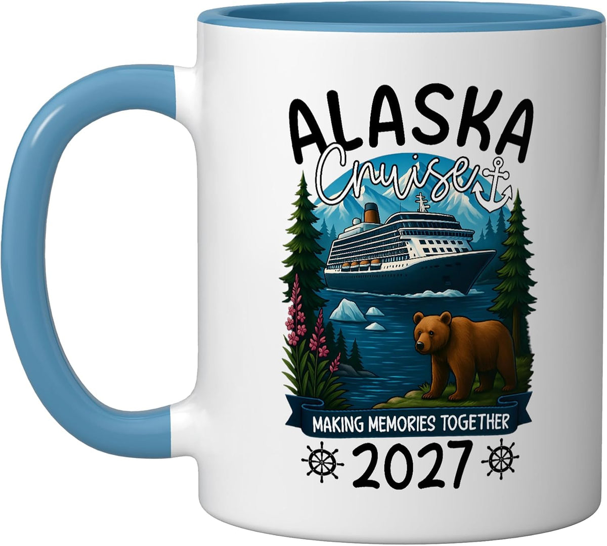 Alaska Cruise 2027 Adventure Mountains Wildlife Ceramic Mug