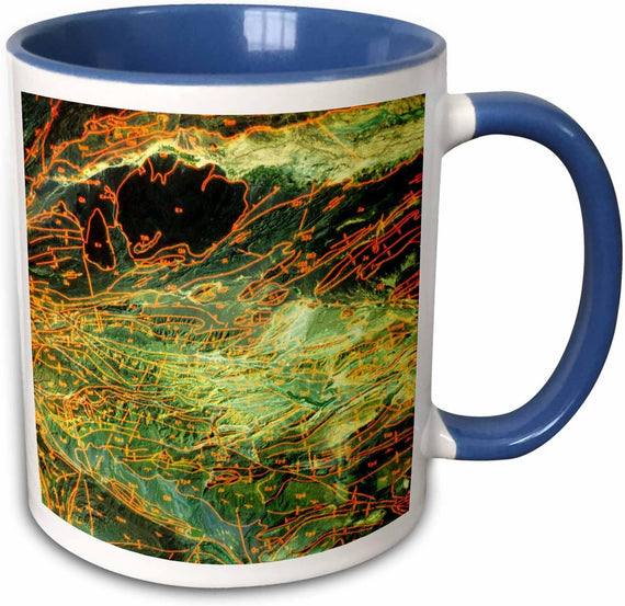 Geological Map, Museum Of Natural Science Ceramic Mug