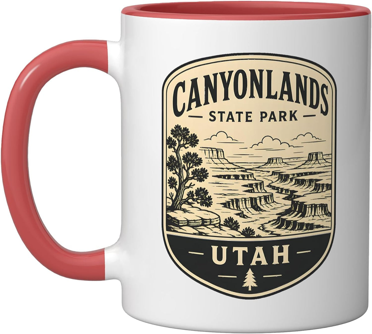 Canyonlands State Park Utah Scenic Landscape Ceramic Mug