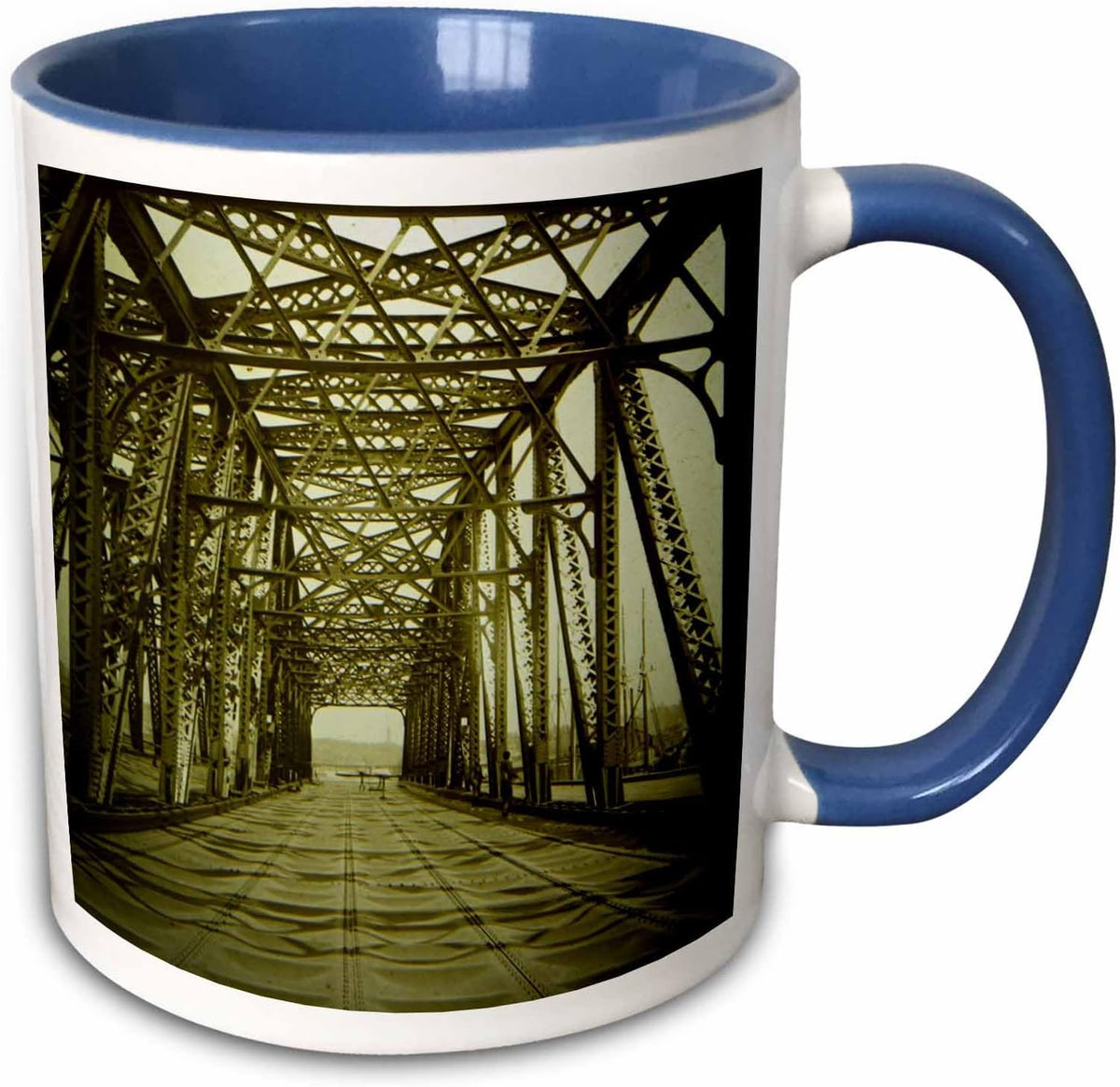145th Street Bridge Harlem River Nyc Vintage Ceramic Mug
