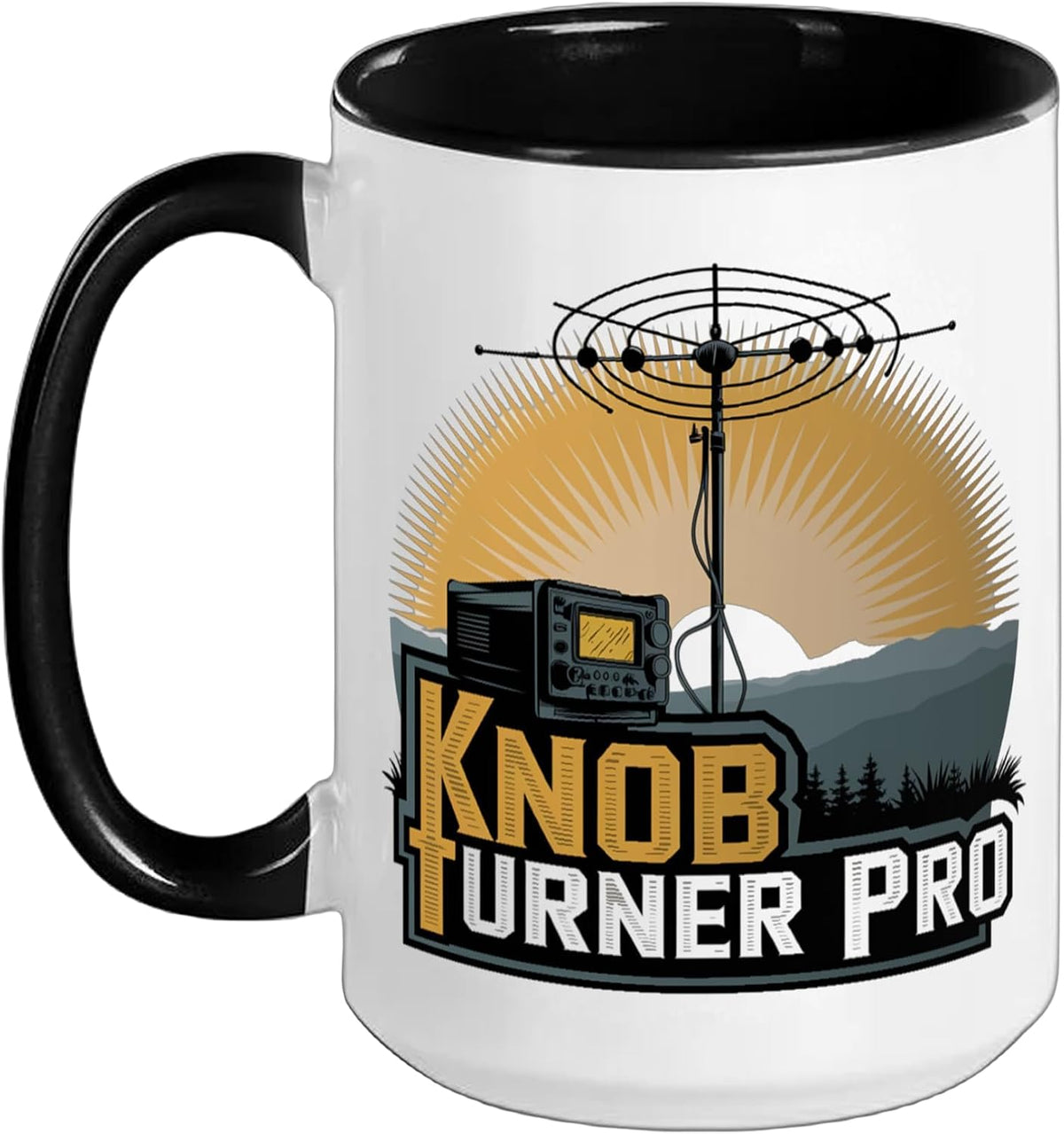 Knob Turner Pro Ham Radio Amateur Radio Ham Radio Operator Ceramic Mug