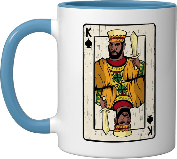 African American King Of Spades Playing Card Ceramic Mug