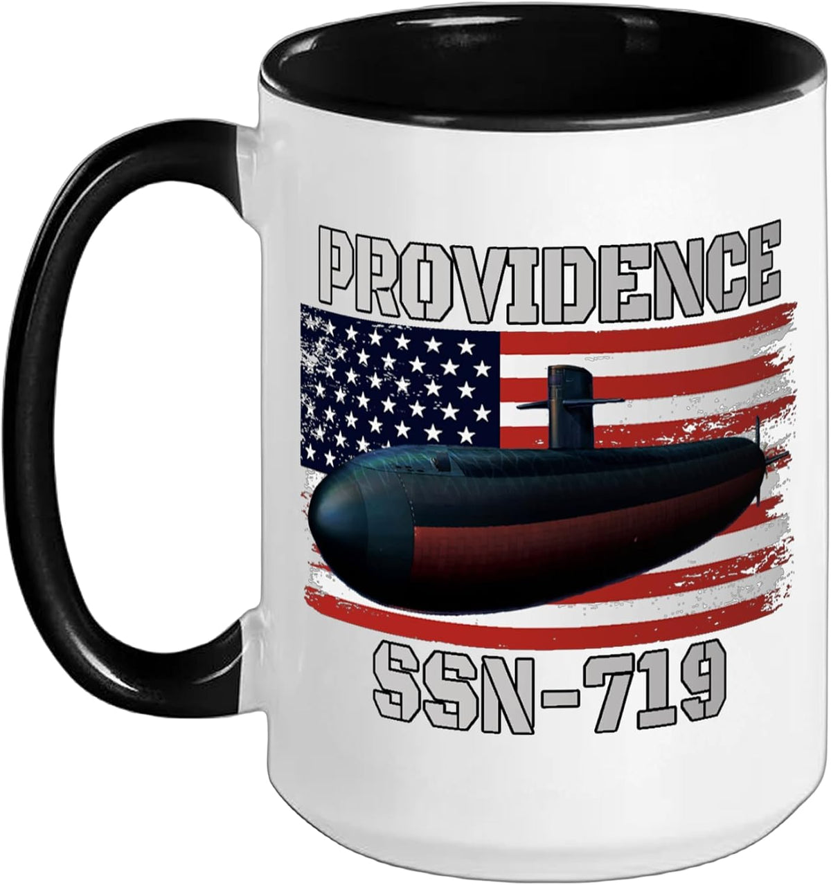 Submarine Uss Providence Ssn-719 Veteran Grandfather Dad Ceramic Mug
