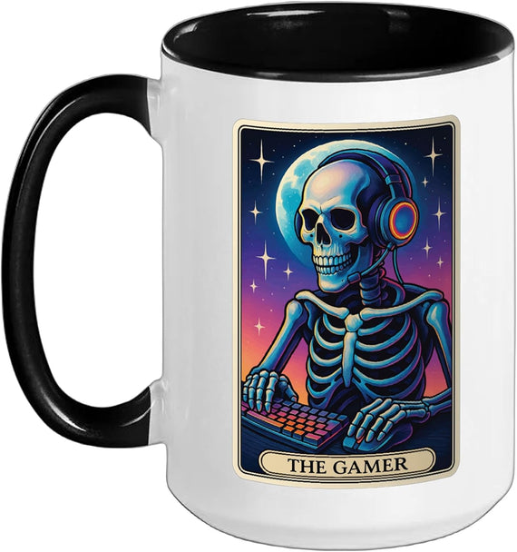 The Gamer Tarot Card Ceramic Mug