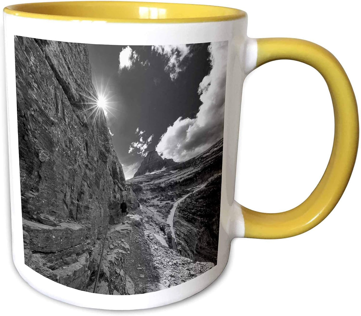 Highline Trail Above Going To Sun Road Ceramic Mug