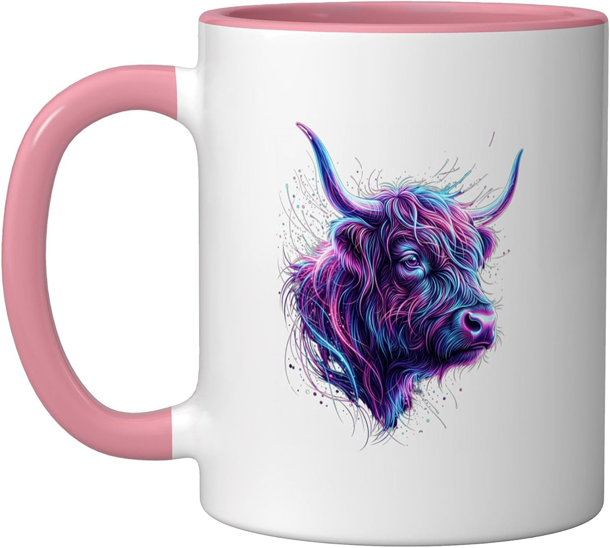 Highland Cow Cute Scottish Highlander Cow Ceramic Mug