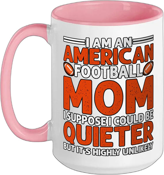 American Football Mom Football Mother Women Christmas Ceramic Mug