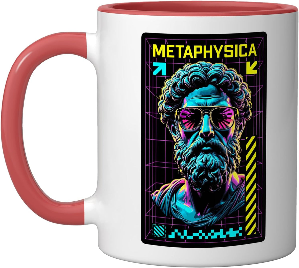 Aristotle Philosophy Metaphysica Metaphysics Funny Techno Ceramic Mug
