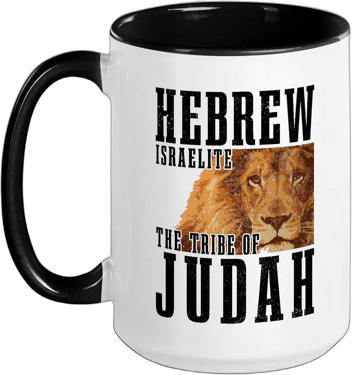 Hebrew Israelite Tribe Of Judah Lion Jew Jewish Israel Ceramic Mug