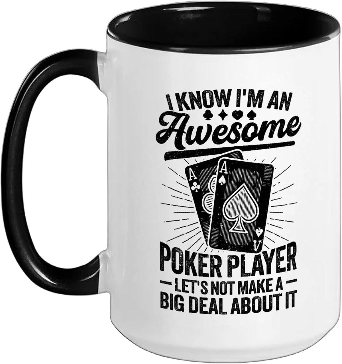Poker Player Funny Poker Ceramic Mug
