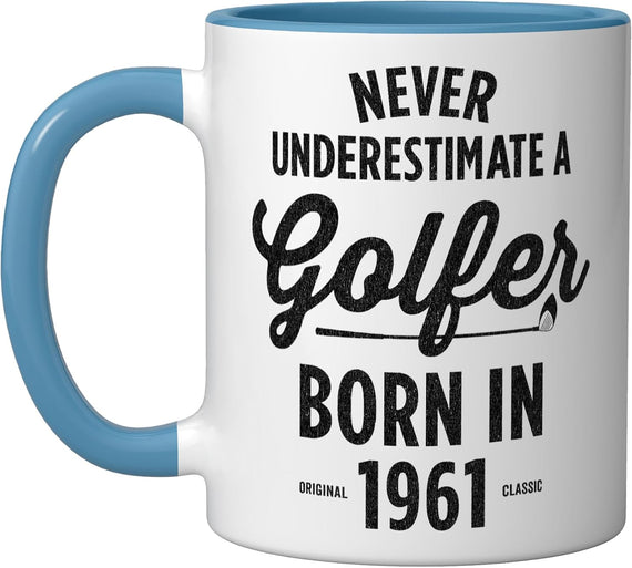 65 Year Old Golfer 65th Birthday Golf Ceramic Mug