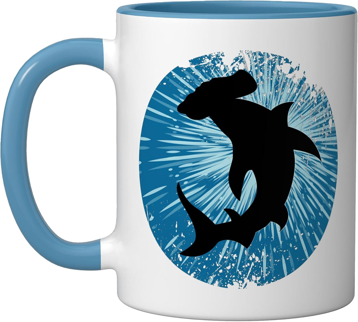 Hammer Shark Blue Ocean Ceramic Mug