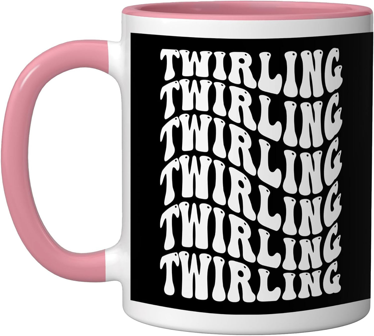 Twirling Twirler Majorettes Baton Twirling Halloween Ceramic Mug